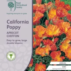 Californian Poppy Double - Seed -Cheap The Aussie Garden Store rhs california poppy apricot